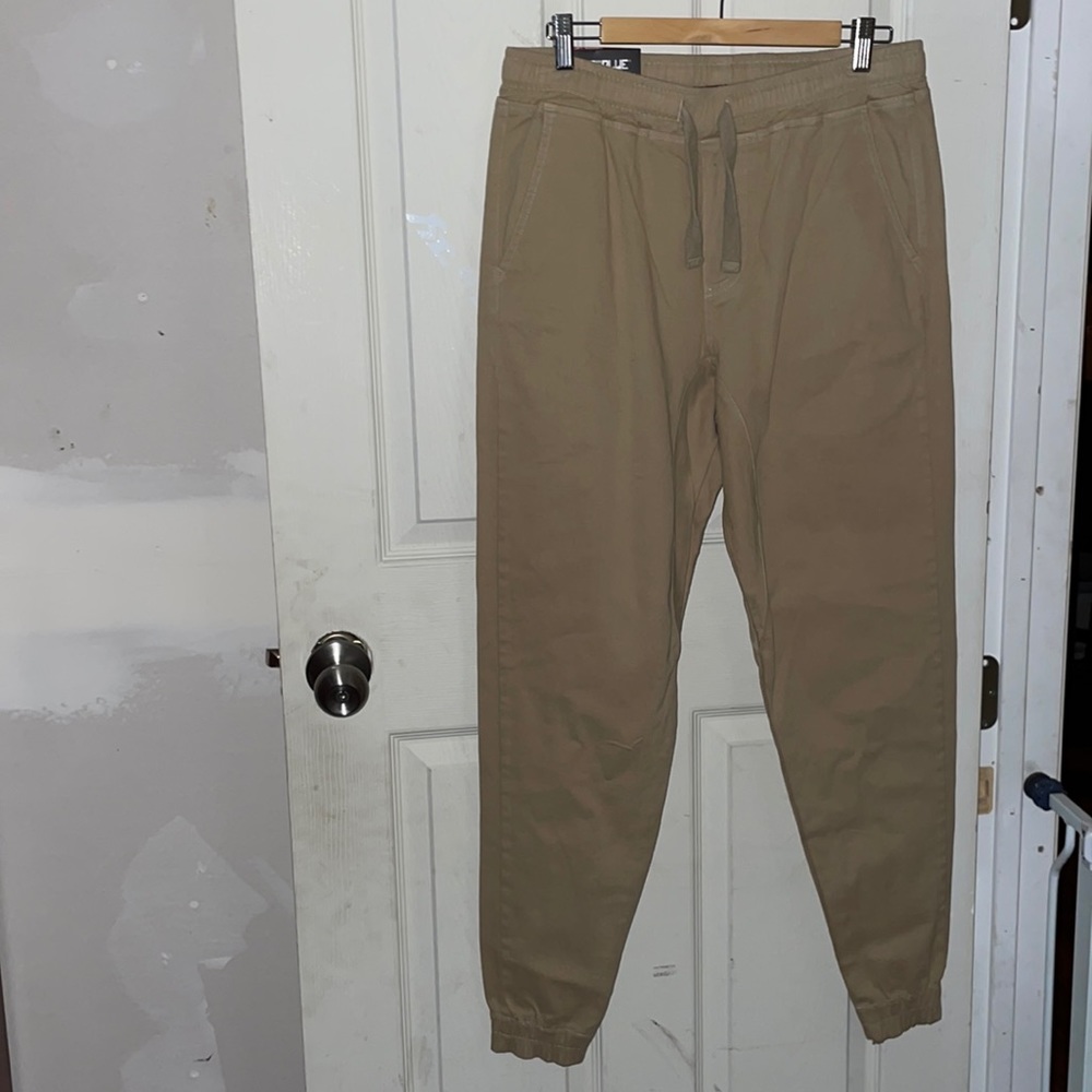 Tan joggers